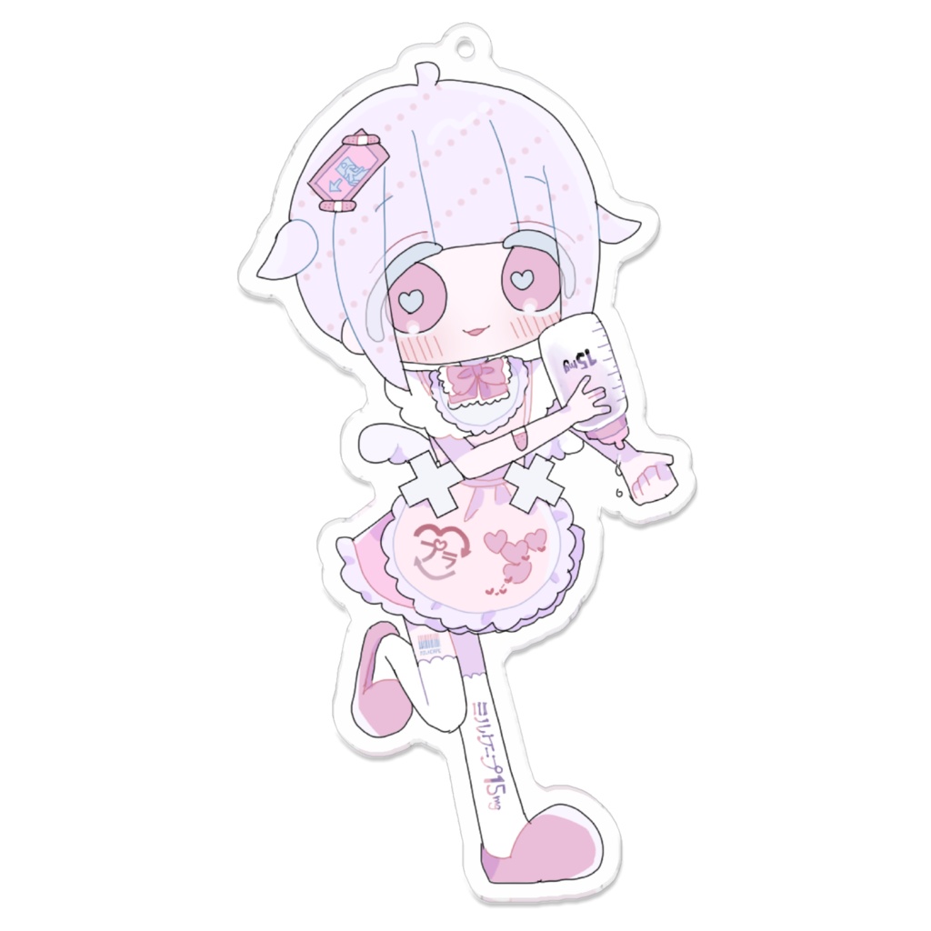 ✖︎めでぃが~る✖︎おおきめアクリルキーホルダー