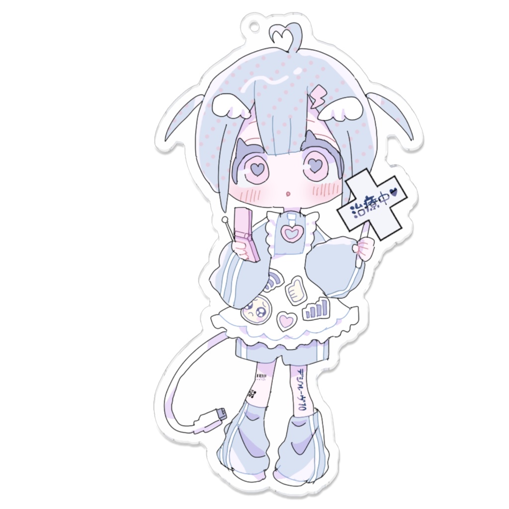 ✖︎めでぃが~る✖︎おおきめアクリルキーホルダー