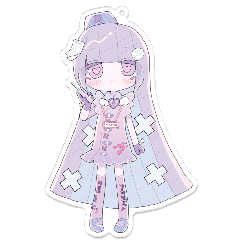 ✖︎めでぃが~る✖︎おおきめアクリルキーホルダー