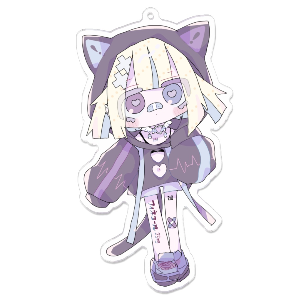 ✖︎めでぃが~る✖︎おおきめアクリルキーホルダー