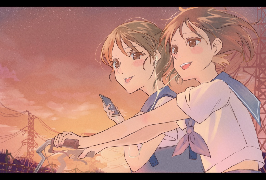 夕暮れの帰り道