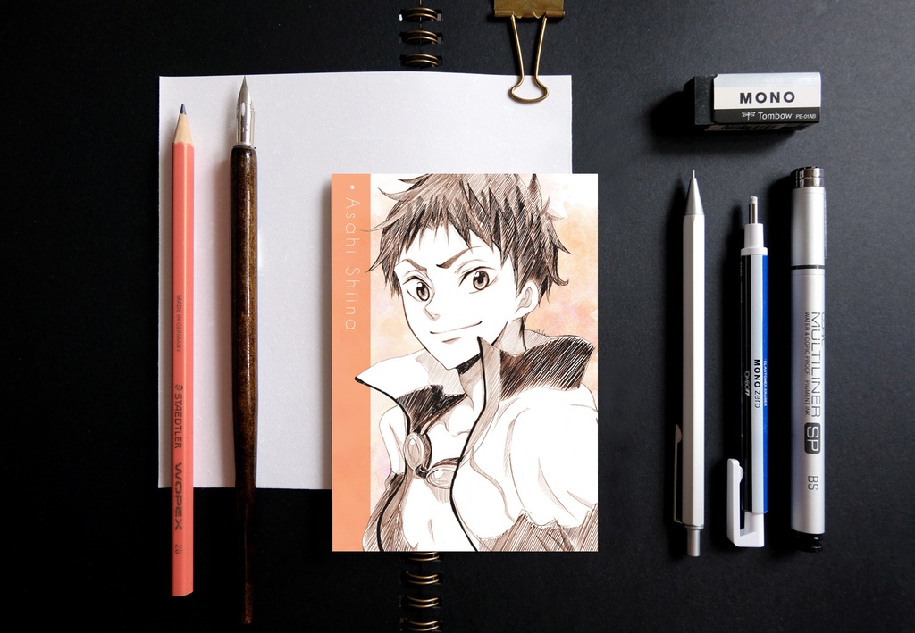 Free! ハイ☆スピード スケッチ風 ポストカード