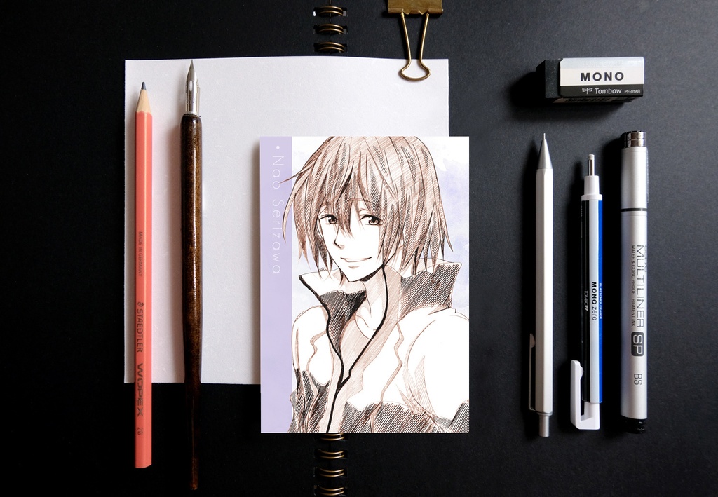 Free! ハイ☆スピード スケッチ風 ポストカード