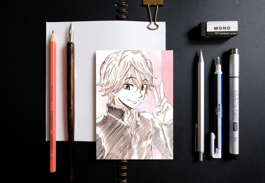 Free! ハイ☆スピード スケッチ風 ポストカード