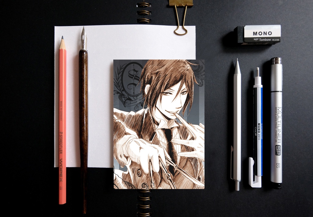 黒執事 スケッチ風 ポストカード