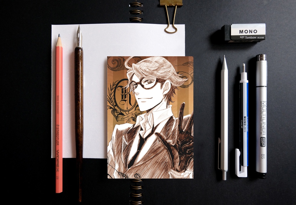 黒執事 スケッチ風 ポストカード