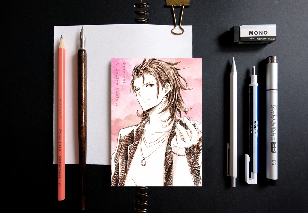 グランブルーファンタジー スケッチ風 ポストカード