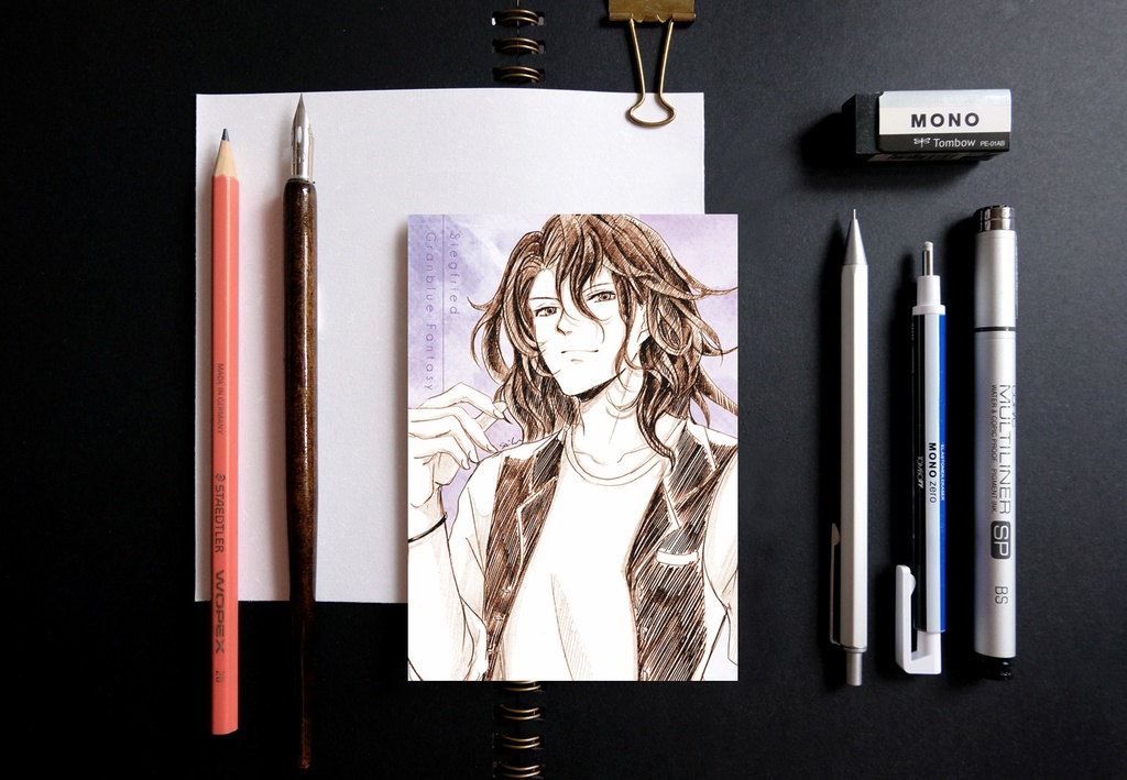 グランブルーファンタジー スケッチ風 ポストカード