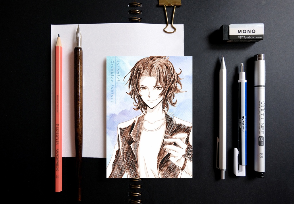 グランブルーファンタジー スケッチ風 ポストカード