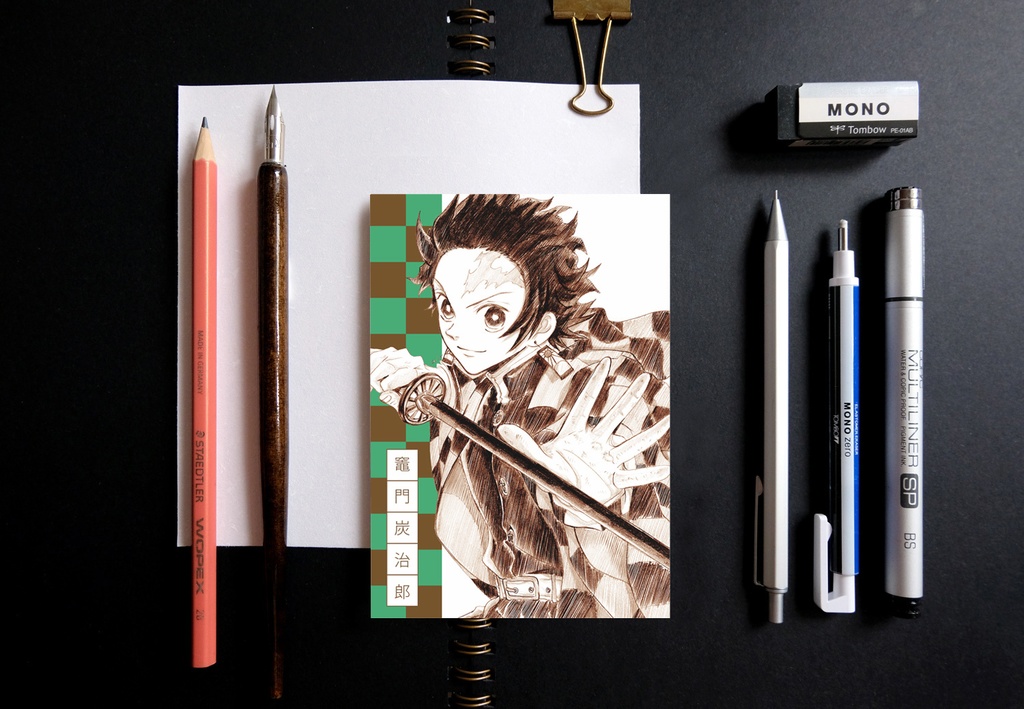 鬼滅の刃 立志編 スケッチ風 ポストカード