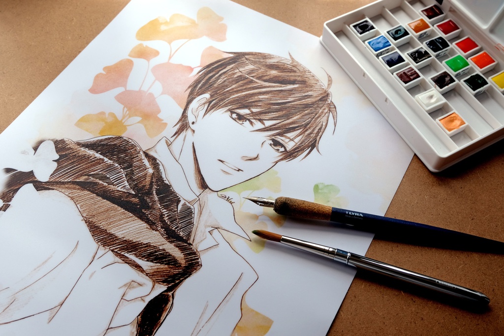 恋とプロデューサー ~EVOL x LOVE~ スケッチ風 ポスター