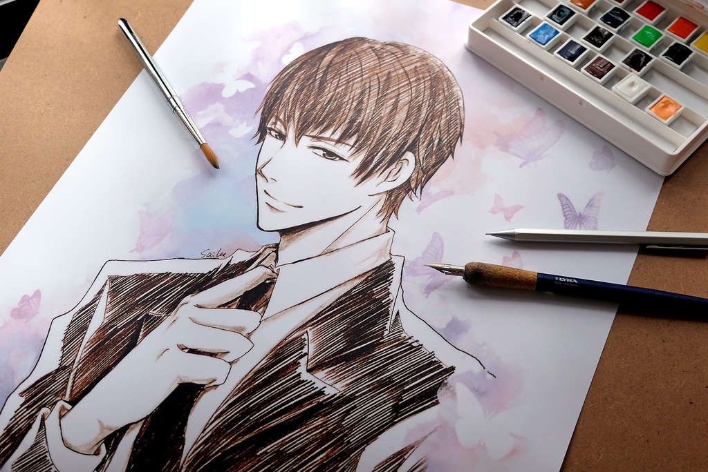 恋とプロデューサー ~EVOL x LOVE~ スケッチ風 ポスター