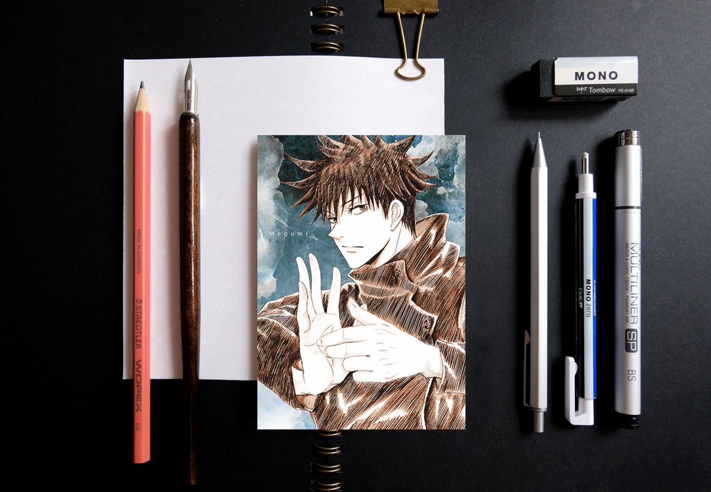 呪術廻戦 スケッチ風 ポストカード