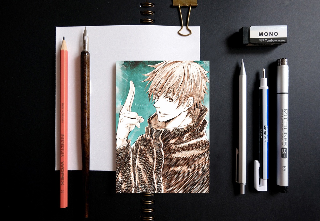 呪術廻戦 スケッチ風 ポストカード