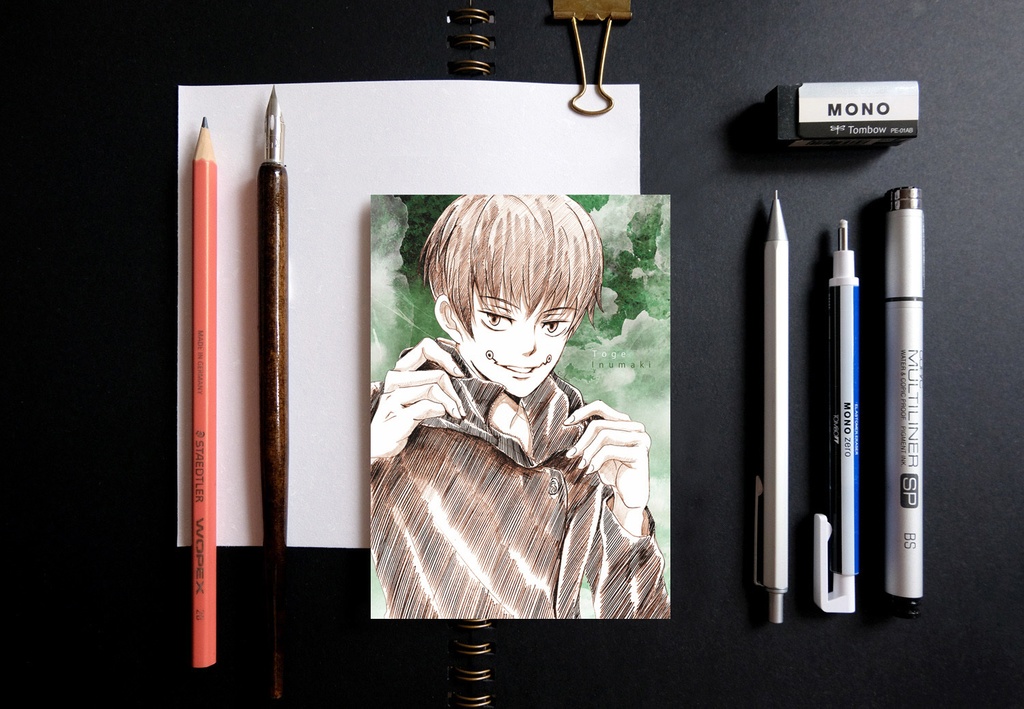 呪術廻戦 スケッチ風 ポストカード