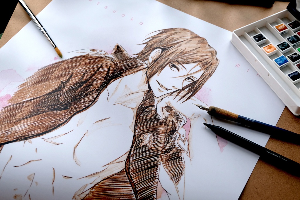 Free! スケッチ風 ポスター