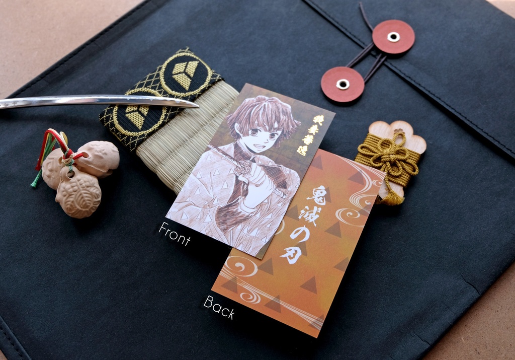 鬼滅の刃 スケッチ風 箔押し イラストカード