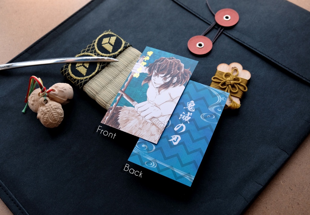 鬼滅の刃 スケッチ風 箔押し イラストカード