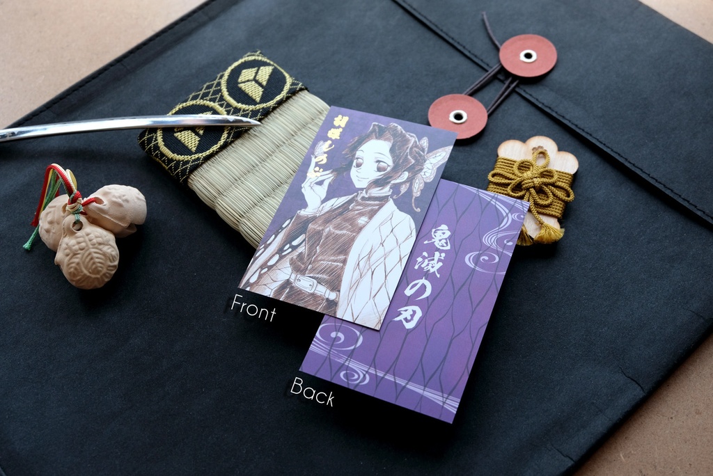 鬼滅の刃 スケッチ風 箔押し イラストカード - L - BOOTH 鬼滅の刃 スケッチ風 箔押し イラストカード - L - BOOTH