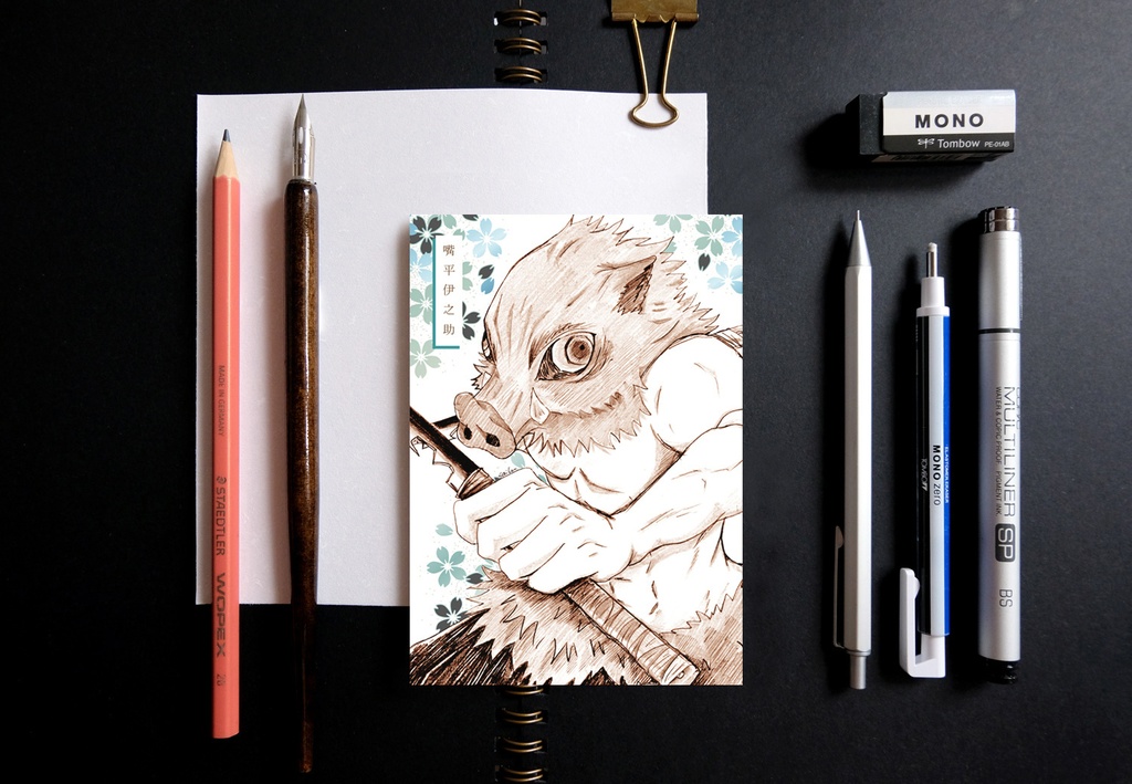 鬼滅の刃 サクラ ver. スケッチ風 ポストカード