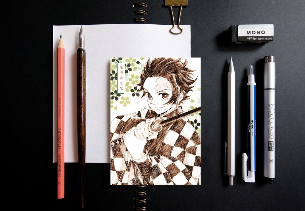 鬼滅の刃 サクラ ver. スケッチ風 ポストカード