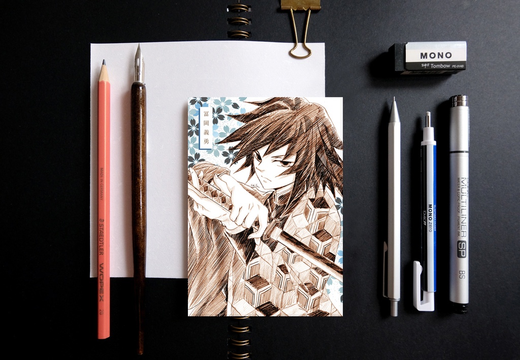 鬼滅の刃 サクラ ver. スケッチ風 ポストカード