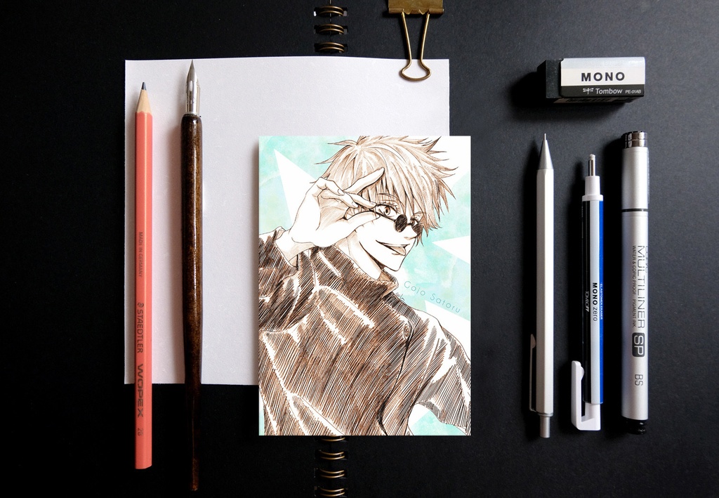 呪術廻戦 高専時代 ver. スケッチ風 ポストカード