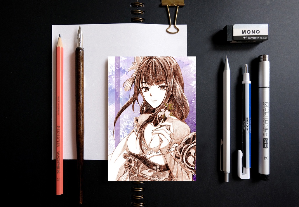 原神 Genshin Impact ポストカード スケッチ風