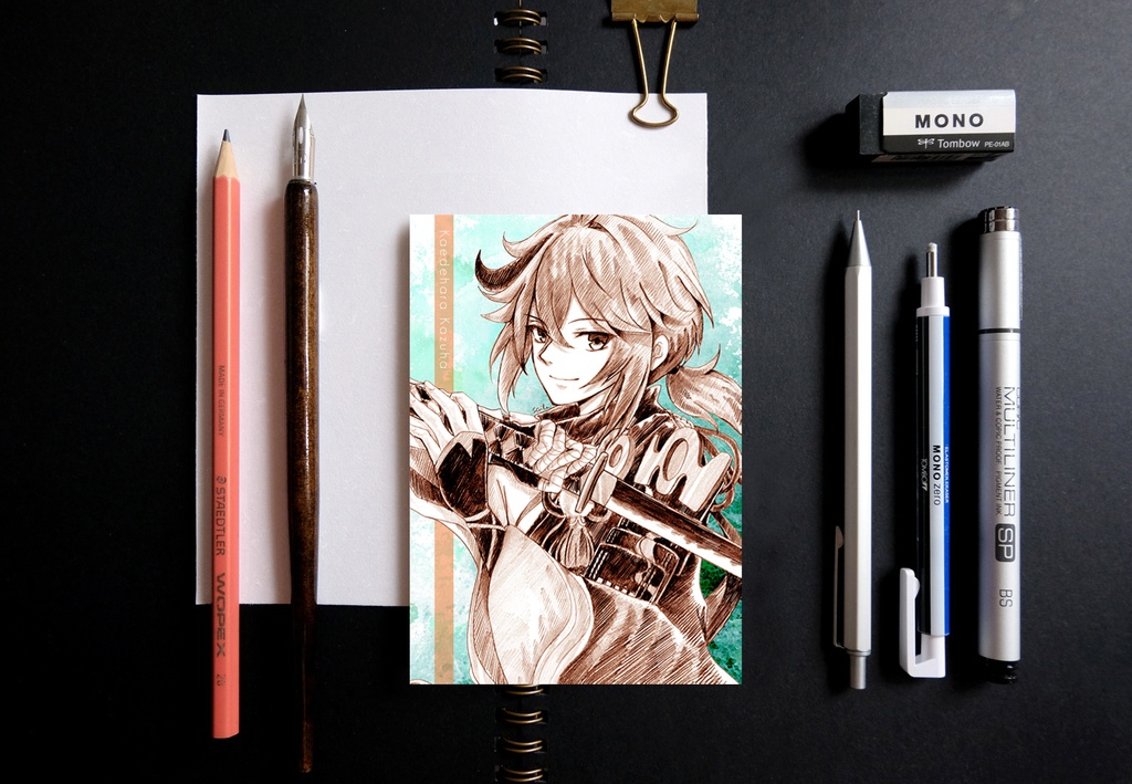 原神 Genshin Impact ポストカード スケッチ風