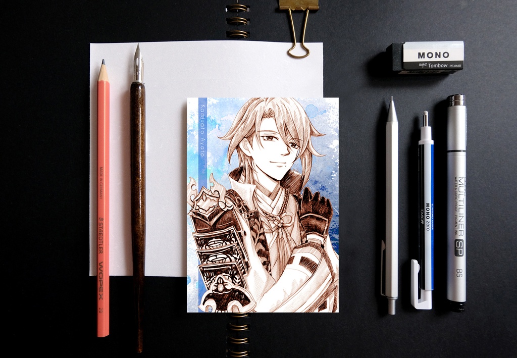 原神 Genshin Impact ポストカード スケッチ風