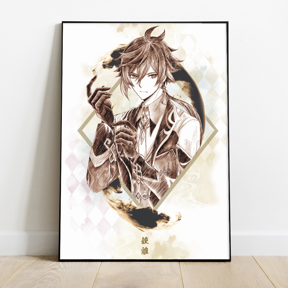 原神 ポスター スケッチ風