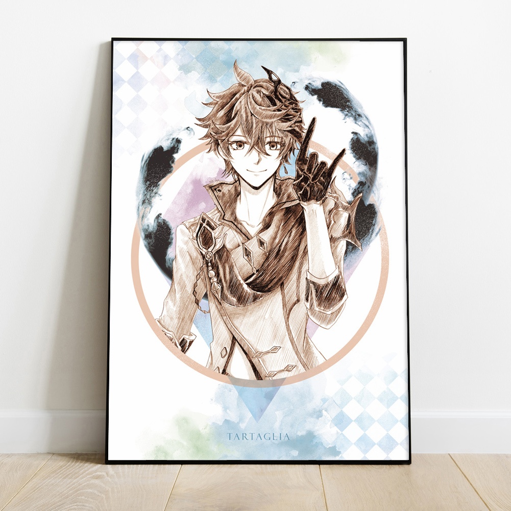 原神 ポスター スケッチ風