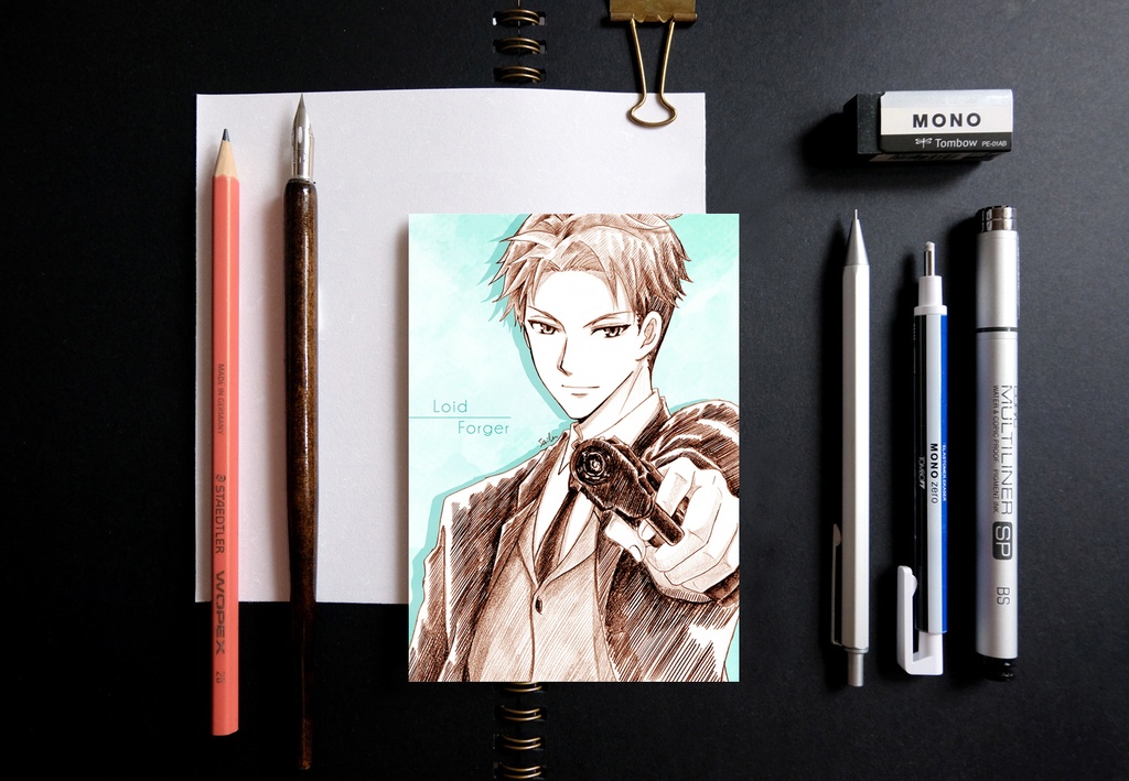 SPY×FAMILY スケッチ風 ポストカード