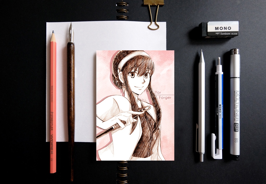 SPY×FAMILY スケッチ風 ポストカード