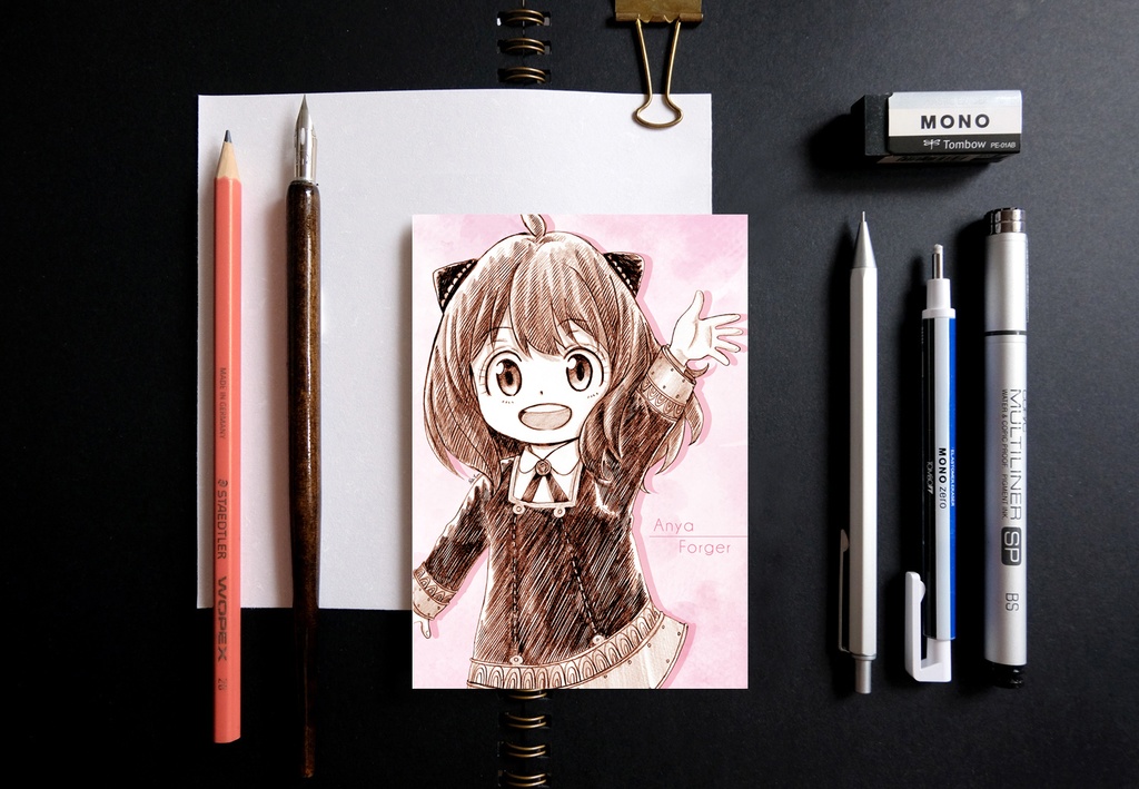 SPY×FAMILY スケッチ風 ポストカード