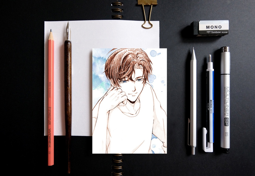 未定事件簿 ポストカード スケッチ風