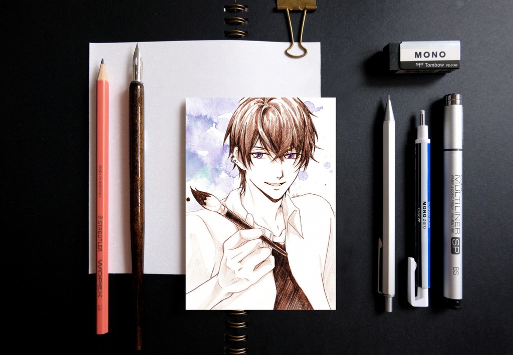 未定事件簿 ポストカード スケッチ風