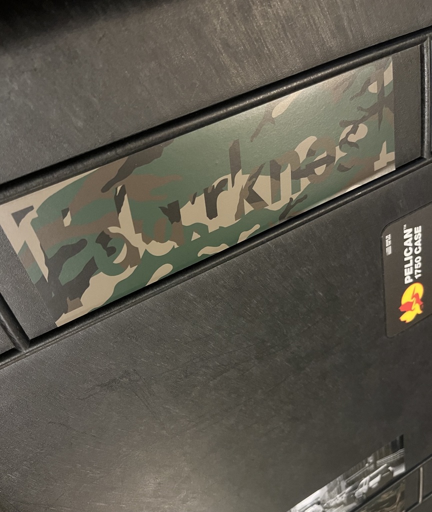 Phonetic Camo Sticker "NY" (Wood Land) (1枚)