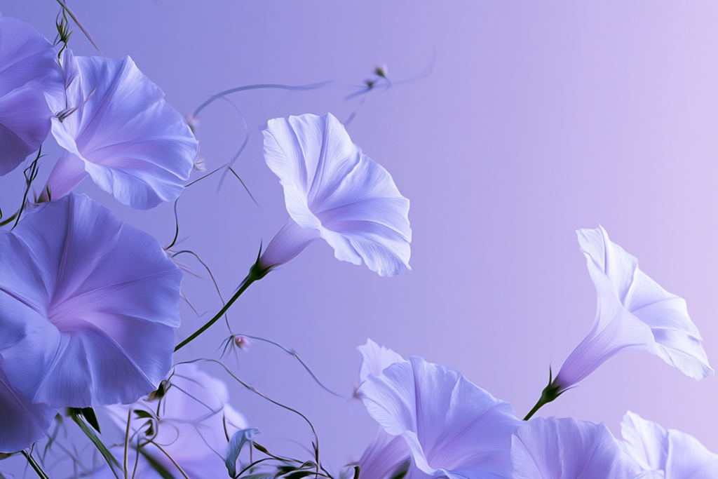 デスクトップ壁紙画像／アサガオの花（全８種）
