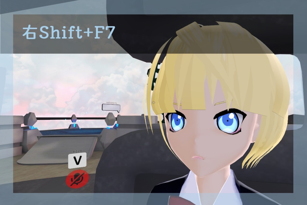 【オリジナル3Dモデル】 女子高生 ぴょこ