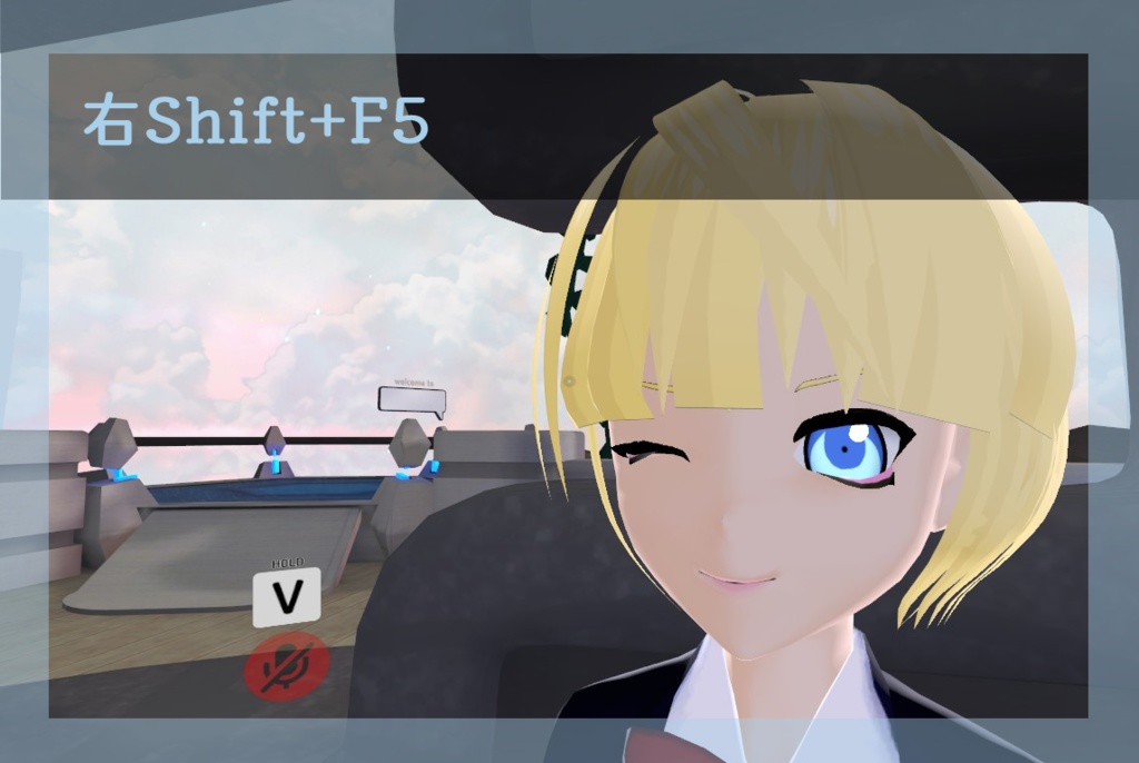 【オリジナル3Dモデル】 女子高生 ぴょこ