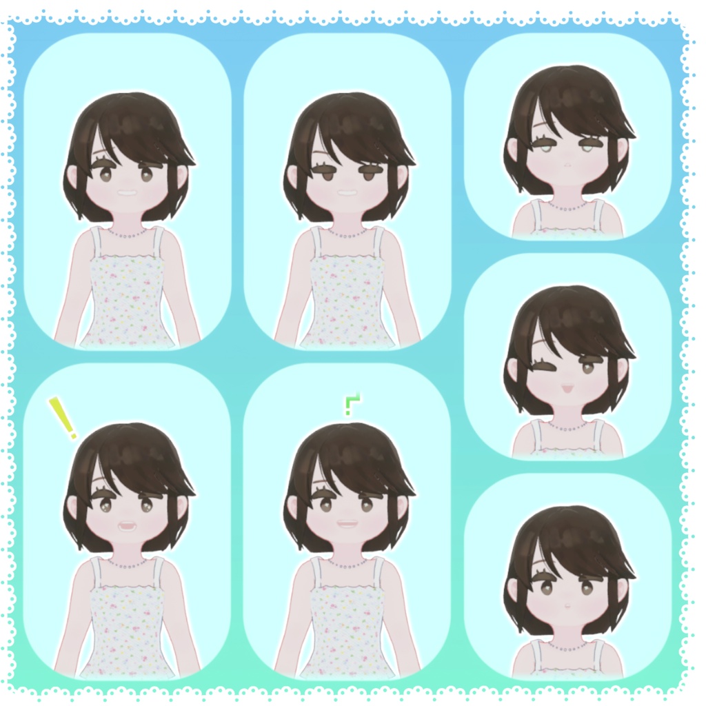 VRChat専用オリジナル3Dモデル「ゆるゆら。」 - BEBEYA。 - 4/4