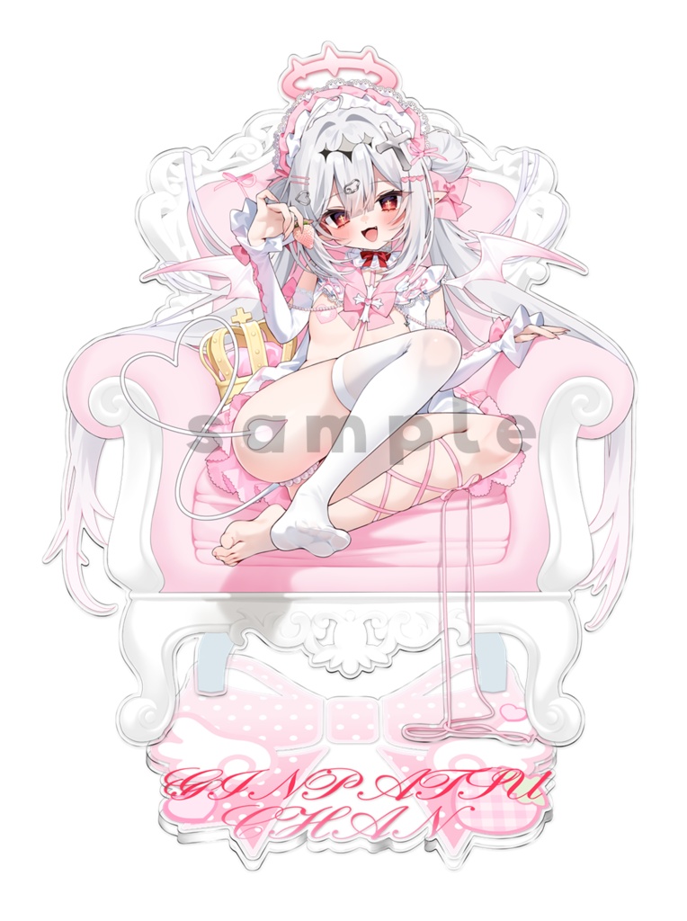 銀髪ちゃんBIGアクリルフィギュア🍓