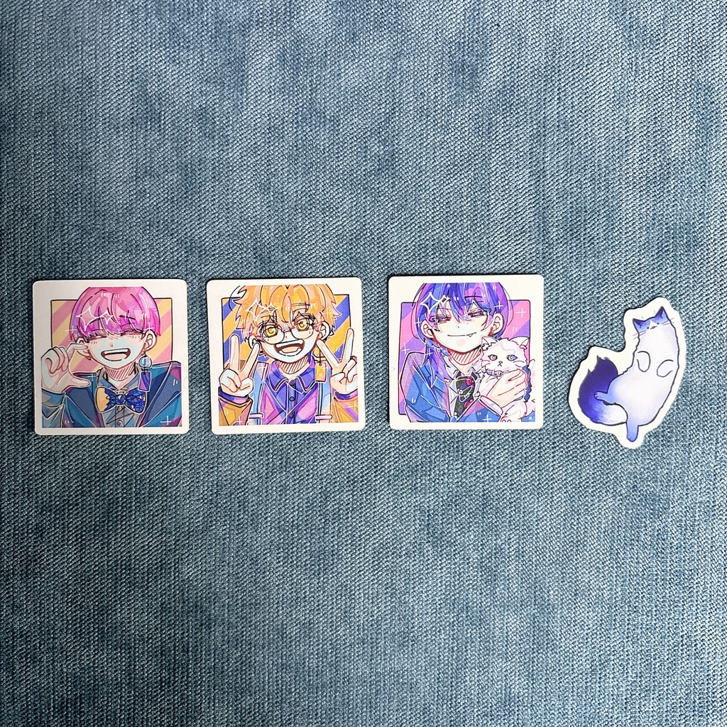 ダイカットステッカーセット【8枚/1セット】