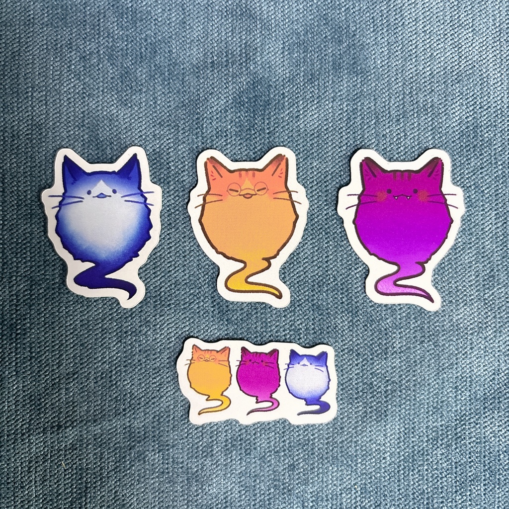 ダイカットステッカーセット【8枚/1セット】