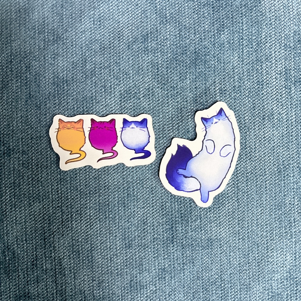 ダイカットステッカーセット【8枚/1セット】