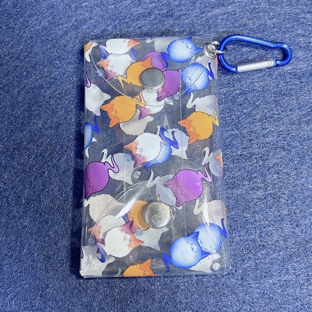 幽霊猫たちのPVC長方形ケース【在庫32個/購入上限2】