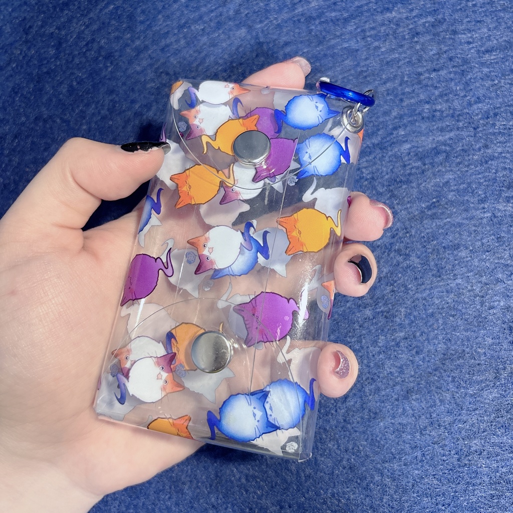 幽霊猫たちのPVC長方形ケース【在庫32個/購入上限2】