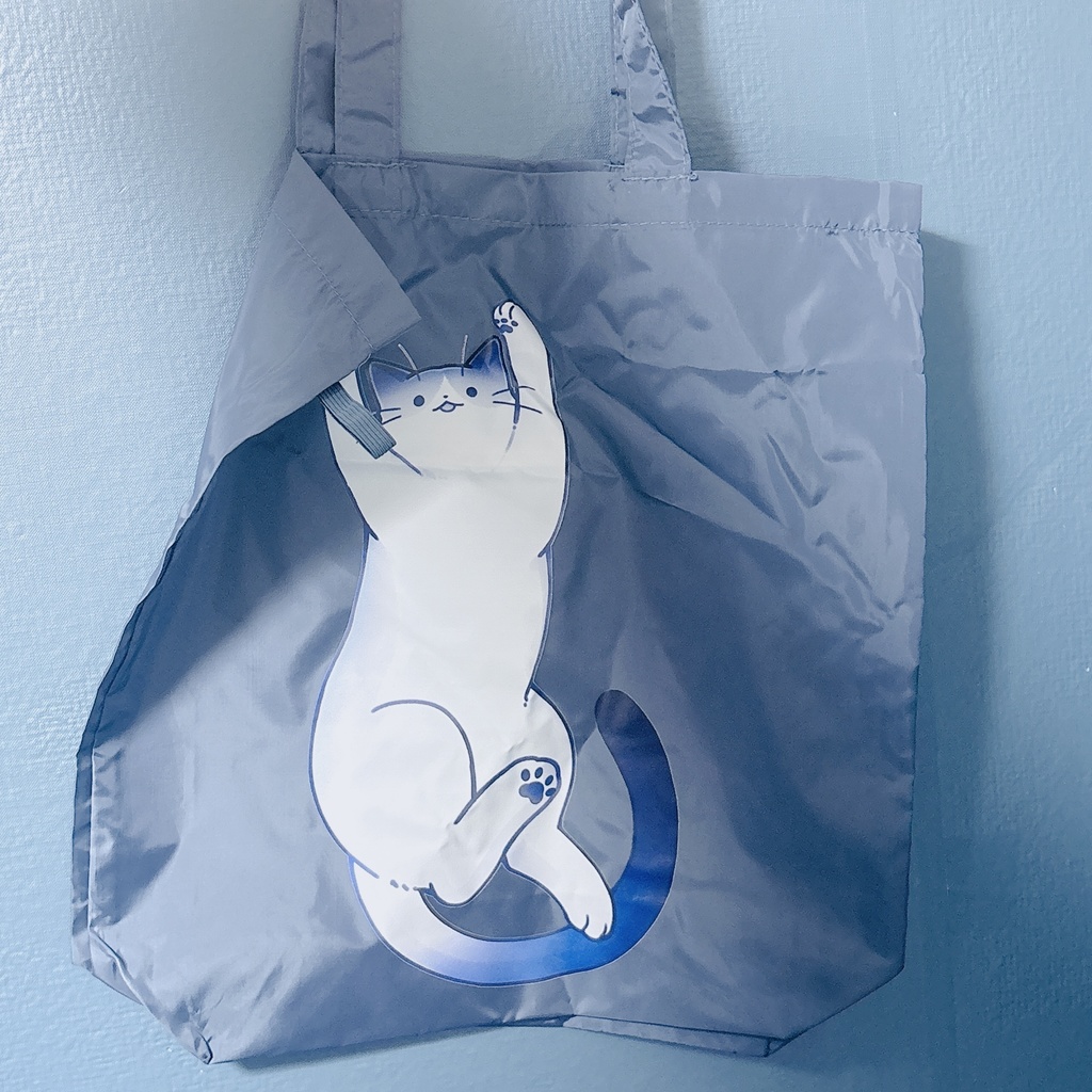 幽霊猫の猫の姿エコバッグ【購入上限なし】