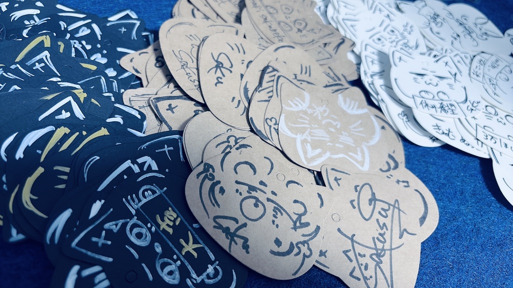 直筆・個体差有ねこさんカード【在庫153個/購入上限5】